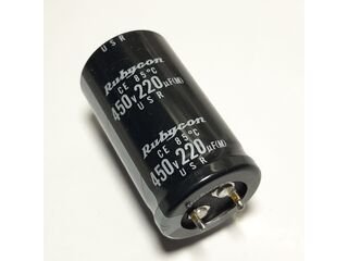 220uF/450v Rubycon Electrolytic