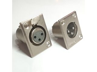 XLR Balance Sockets (male + female)