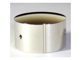 40 x 25mm Chrome on Brass Knob for 6mm shaft