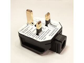 Heavy Duty 13AMP Power Plug Gold-Plated Pin (UK STYLE)