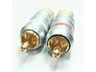 Copper RCA plugs (Pair)