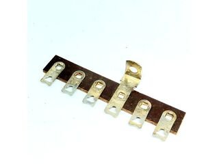 NOS Silver Plated Terminal Tag Strip