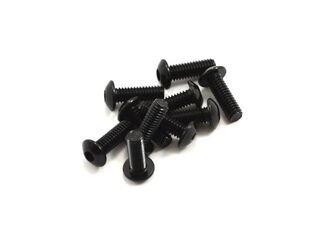 M3 x 16mm Button Head Screw Hexagon top (black, 10pcs)