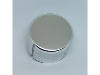40 x 25mm Solid Aluminum Knob for 6mm shaft (silver)