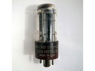 258 Hytron JAN CHY 5Y3 Brown Plate Rectifier Tube