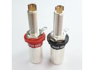 Audio Note Thick Silver Plated "one-piece construction" Loudspeaker Terminals (Pair)