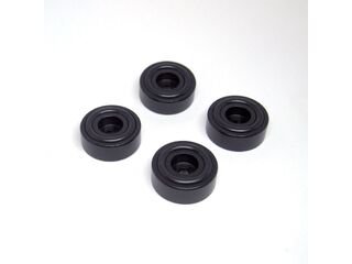 New Beautiful 30 x 11mm black damping feet (4 pcs)