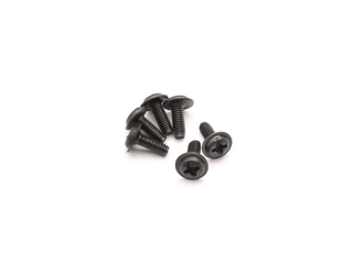 M2.5 x 4mm Pan Washer Screw Phillip top (black,10pcs)