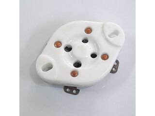 UX4 Ceramic 4-Pin Tube Socket
